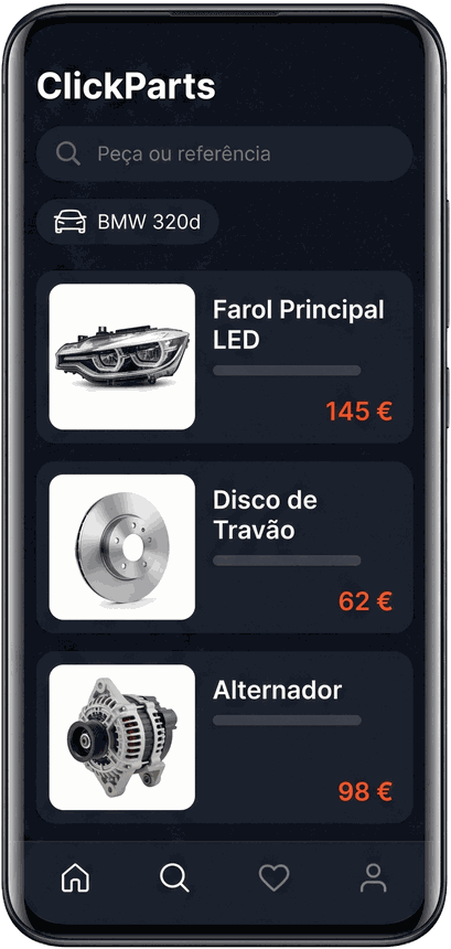 Pesquisa filtrada pelo seu carro